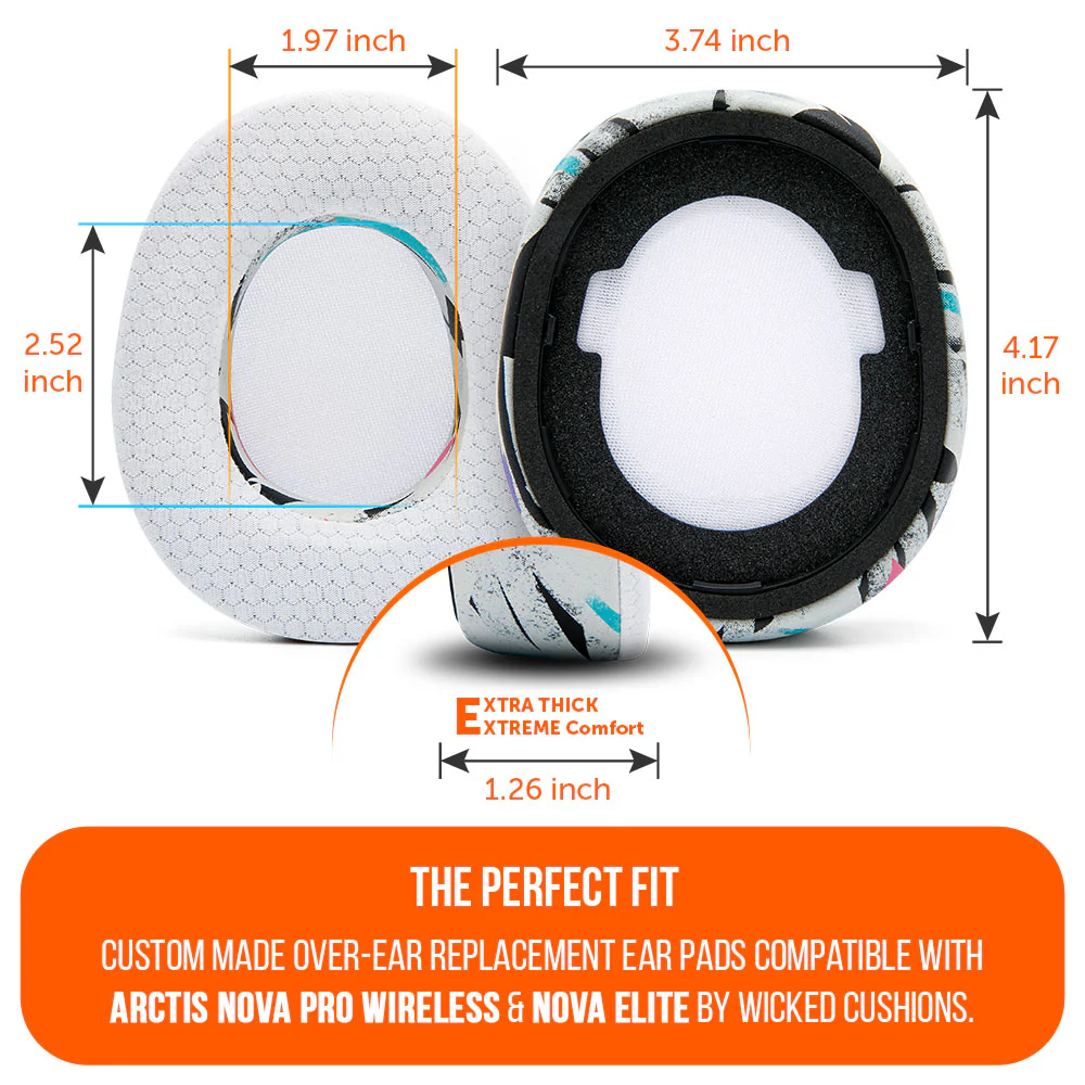 Earpads, Headband, & Speaker Plate Mod Kit for Arctis Nova Pro Wireless & Nova Elite - Image 11