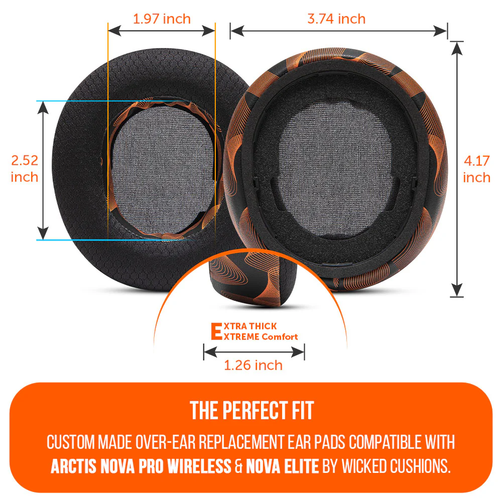 Earpads, Headband, & Speaker Plate Mod Kit for Arctis Nova Pro Wireless & Nova Elite - Image 25