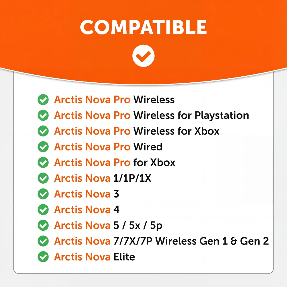 WC Silicone HeadbandZ for Arctis Nova Headsets - Image 162